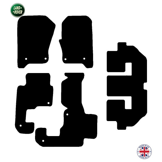 Land Rover Discovery 3 7 Seat Version 2004-2009 Car Floor Mat Set